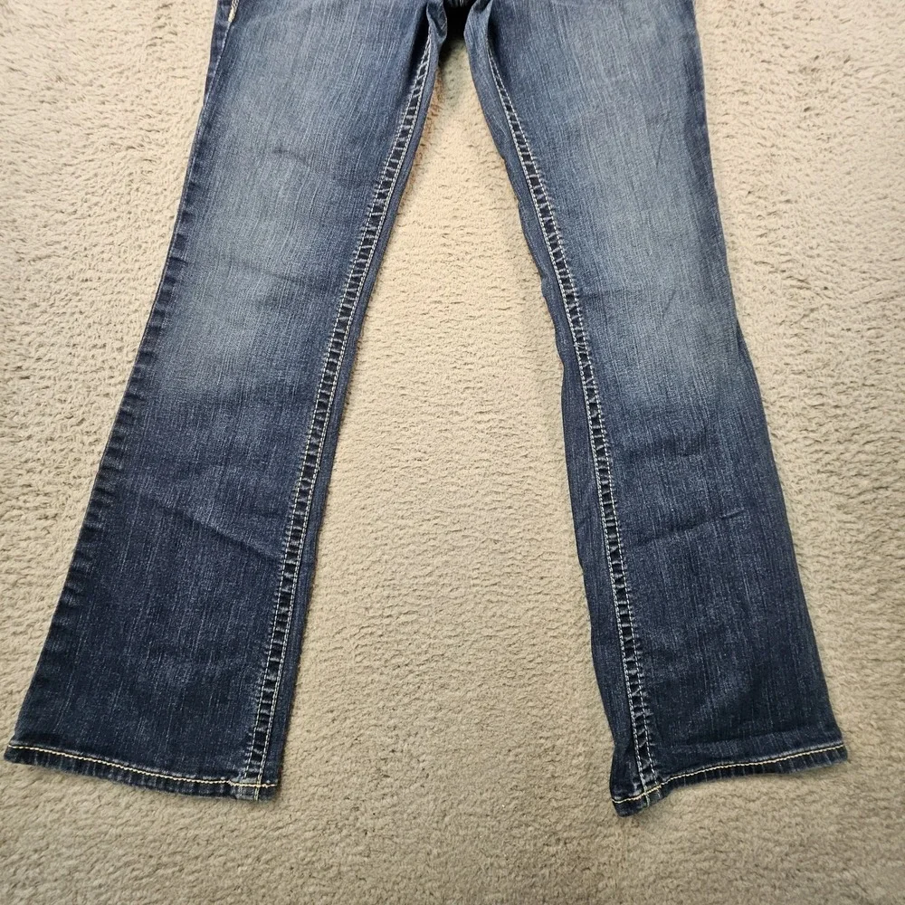 Ariat Jeans Womens 29R Bootcut Mid Rise Western Cowgirl Gorpcore - Picture 3 of 16